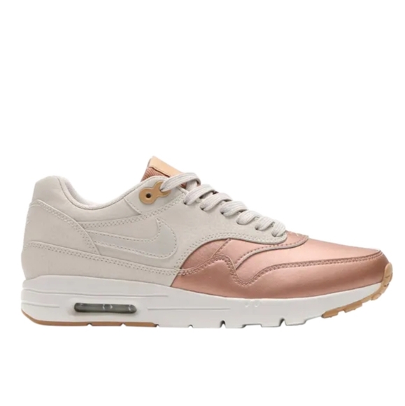 Nike Women's Air Max 1 Ultra SE Rose Gold Metallic Toe Running Sneakers, 8.5 - Picture 1 of 10